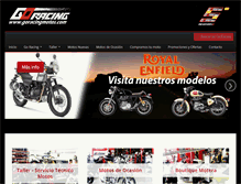Tablet Screenshot of goracingmotos.com